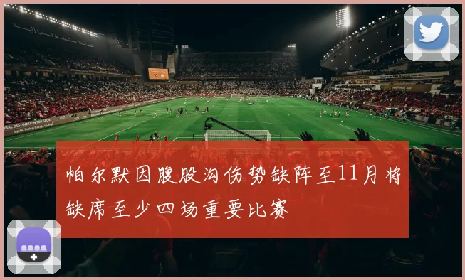 帕尔默因腹股沟伤势缺阵至11月将缺席至少四场重要比赛
